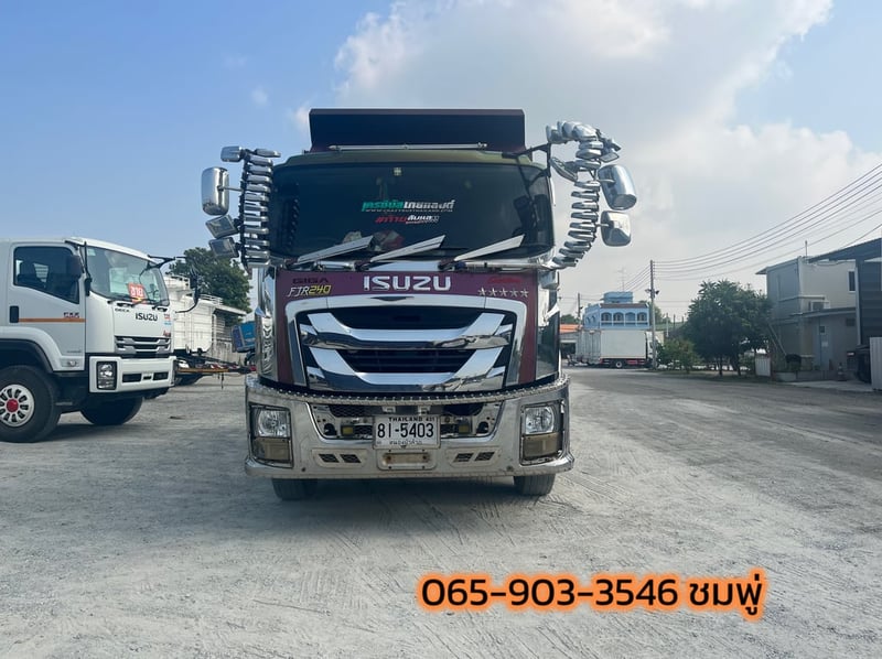 หกล้อดั้มพ์แม่ลูก  ISUZU FTR 240 แรง ปี 2565 (5403,5404)