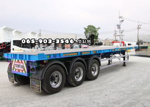 หางพื้นเรียบ สามเพลา อู่ CIMC ปี 2564 (8294) หางพื้นเรียบ สามเพลา อู่ CIMC ปี 2564 (8294)