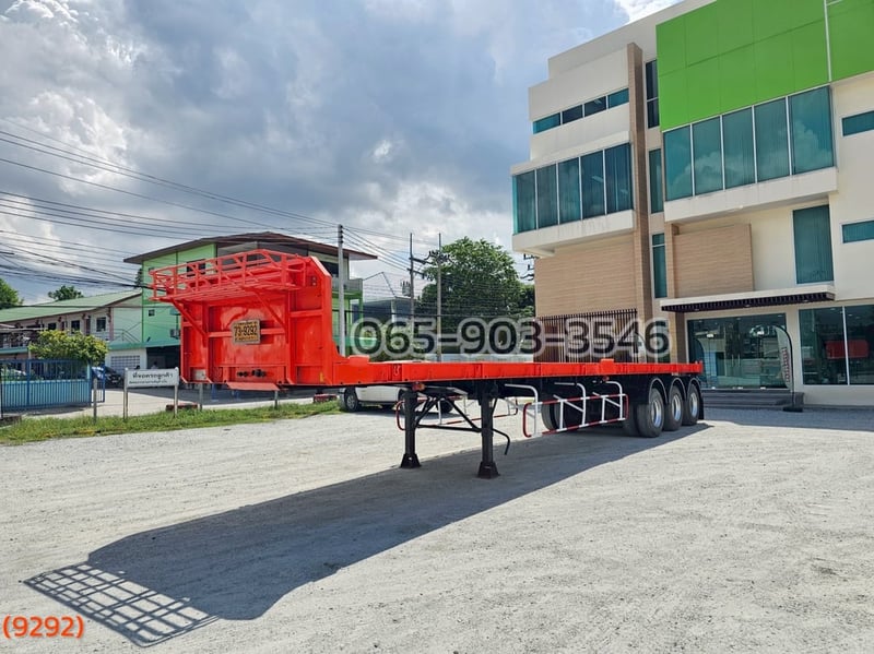 หางพื้นเรียบ สามเพลา อู่วาฟา ปี 2565 (9292)