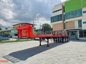 หางพื้นเรียบ สามเพลา อู่วาฟา ปี 2565 (9292)