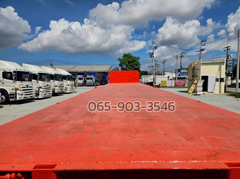 หางพื้นเรียบ สามเพลา อู่วาฟา ปี 2565 (9292)