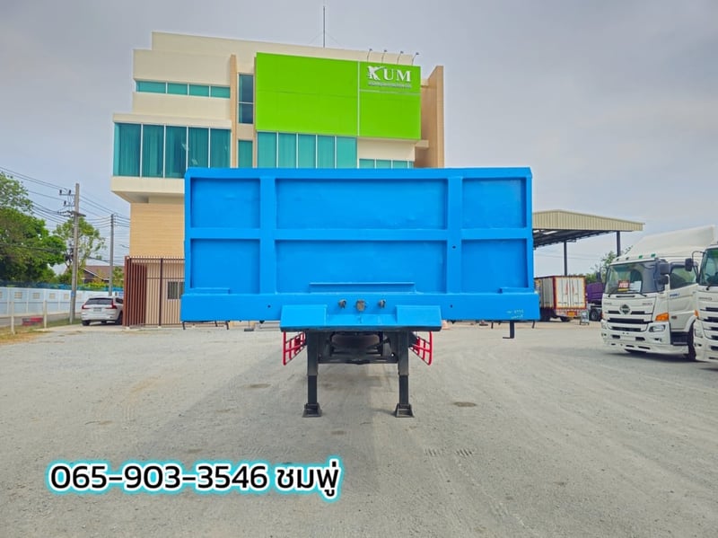 หางพื้นเรียบ สามเพลา อู่ ST ปี 2558(8932)