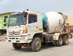 สิบล้อโม่ปูน H INO FM1A  330 แรงม้า ปี 56 (9081) ✔️โม่  LIEBHERR  7 คิว