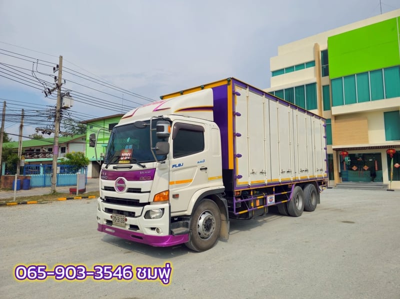 ‼️ลดกระหน่ำ ต่ำกว่าทุน‼️  👉สิบล้อตู้สิบบาน Hino FL8J 260 แรงม้า ปี 60 (3133)