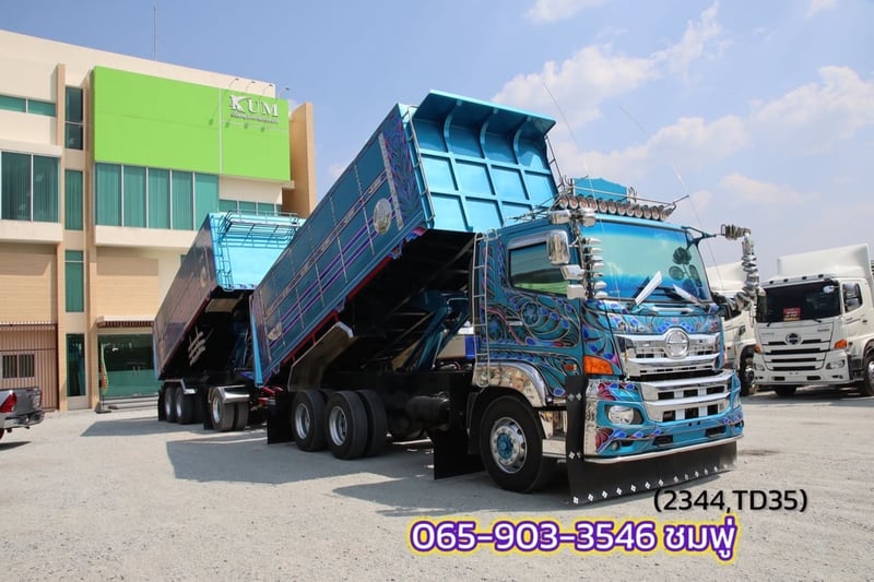 💥ลดกระหน่ำ ต่ำกว่าทุน💥  สิบล้อดั้มพ์ HINO FM2P 380 แรง ปี 2564 (2344,TD35)