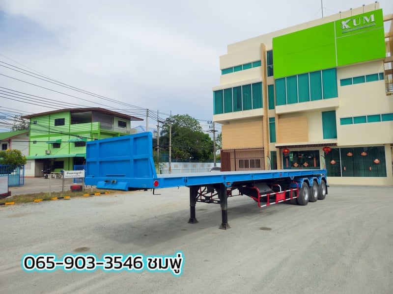 หางพื้นเรียบ สามเพลา อู่ ST ปี 2558(8932)