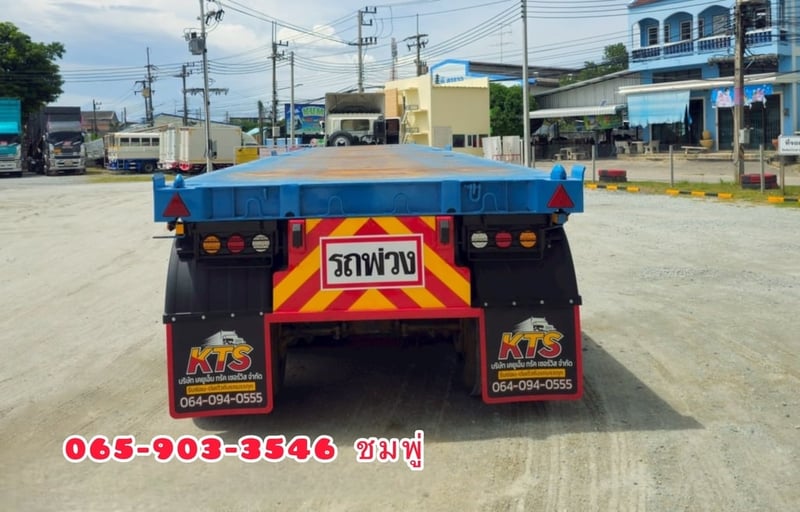 หางพื้นเรียบ สามเพลา อู่ WAFA ปี 2565(8655) หางพื้นเรียบ สามเพลา อู่ WAFA ปี 2565(8655)