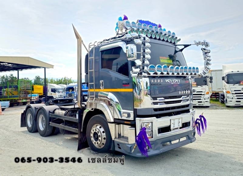 ‼️ลดกระหน่ำ ต่ำกว่าทุน‼️ สิบล้อหัวลาก ISUZU GXZ 360 แรง ปี 2566 (9050)