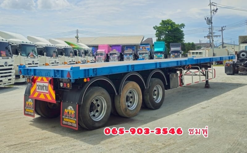 หางพื้นเรียบ สามเพลา อู่ WAFA ปี 2565(8655) หางพื้นเรียบ สามเพลา อู่ WAFA ปี 2565(8655)