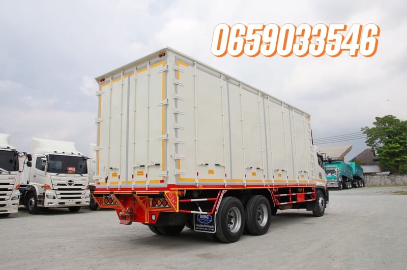สิบล้อตู้สิบบาน HINO FL8J 260 แรง ปี 2565 (5493)