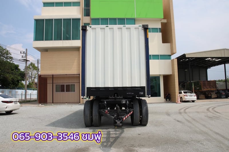 หางตู้ผ้าใบ สามเพลา อู่ สามมิตร ปี 2567 (5507)