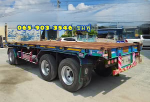 หางพ่วงพื้นเรียบ สามเพลา อู่ ซุ่นชัย ปี 2559 (2767)