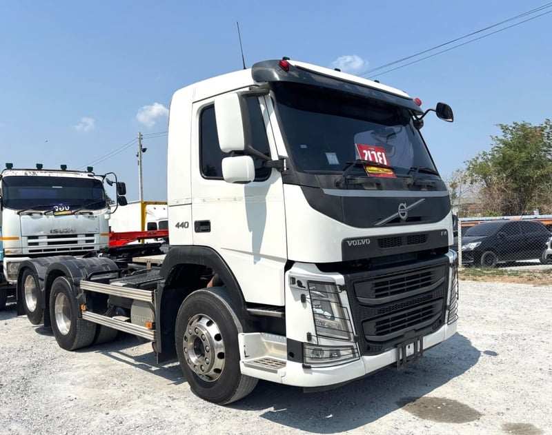 มีหัวลาก VOLVO FM 440  หัวขยัน #Vาย สภาพสวย ผ่านการตรวจเช็ค พร้อมใช้  เครื่องเดิม เกียร์เดิม ไม่มีชนหนัก (0733,0248,0247)