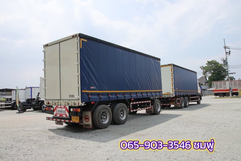 สิบล้อตู้ผ้าใบ HINO FL1A 344 แรง ปี 2567 (5506,5507)