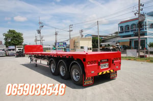 หางพื้นเรียบ สามเพลา อู่พนัส ปี 2566 (6861)
