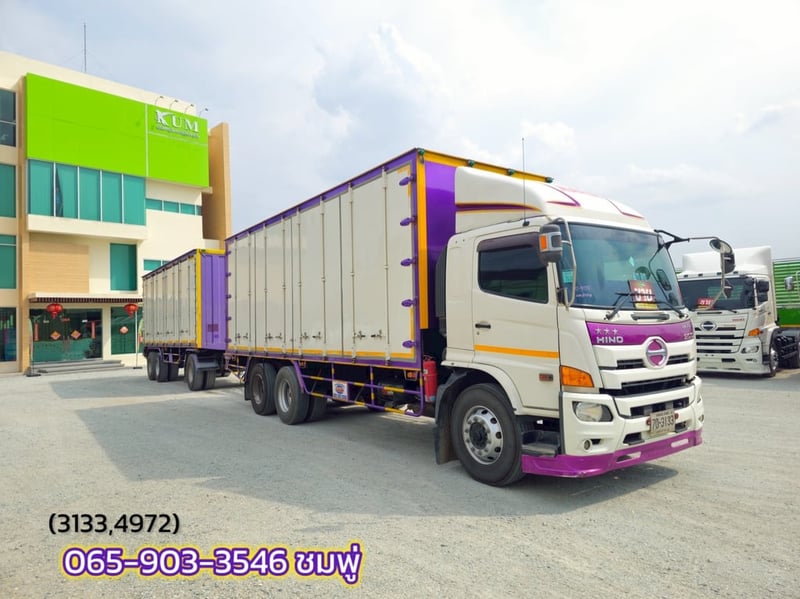 ‼️ลดกระหน่ำ ต่ำกว่าทุน‼️  👉สิบล้อตู้สิบบาน Hino FL8J 260 แรงม้า ปี 60 (3133)