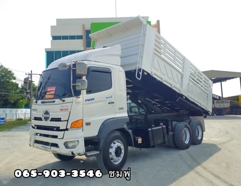 สิบล้อดั้มพ์ HINO  FM1A 344 แรง ปี 2559 (3775)