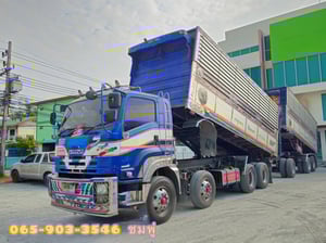 12 ล้อดั้มพ์พ่วงเกษตรชุดใหญ่ ISUZU FYH 360 แรงม้า ปี 2556 (2465,2466) 12 ล้อดั้มพ์พ่วงเกษตรชุดใหญ่ ISUZU FYH 360 แรงม้า ปี 2556 (2465,2466)