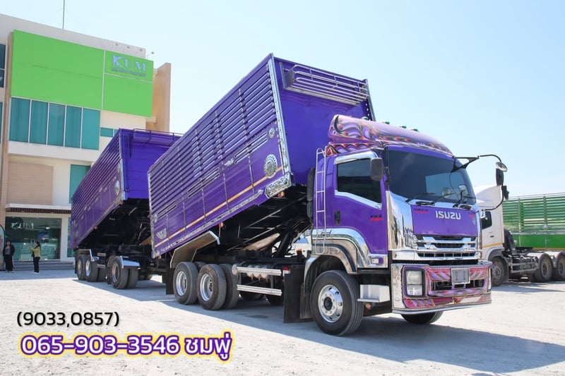 สิบล้อดั้มพ์ ISUZU FXZ 360 แรง ปี 2554 (9033),(0857)