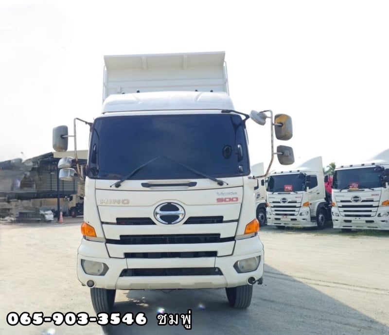 สิบล้อดั้มพ์ HINO  FM1A 344 แรง ปี 2559 (3775)
