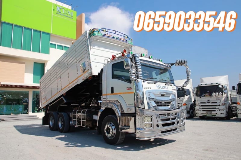 สิบล้อดั้มพ์ ISUZU  FXZ 360 แรง ปี 2565 (5346)