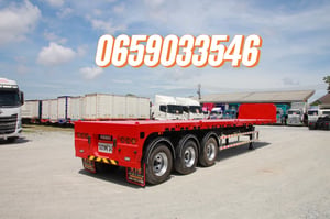 หางพื้นเรียบ สามเพลา อู่พนัส ปี 2566 (6861)
