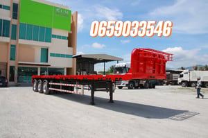 หางพื้นเรียบ สามเพลา อู่พนัส ปี 2566 (6861)