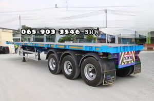 หางพื้นเรียบ สามเพลา อู่ CIMC ปี 2564 (8294) หางพื้นเรียบ สามเพลา อู่ CIMC ปี 2564 (8294)