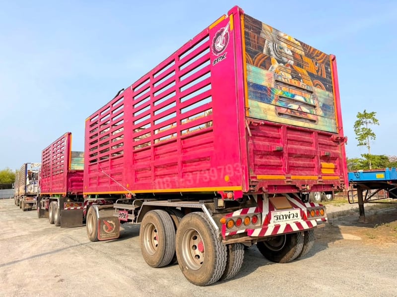 🩷สิบล้อดั้มพ์ บรรทุก 31 ตัน  สิบล้อดั้มพ์พ่วง ISUZU FXZ 360 แรงม้า ปี 65 (2591)