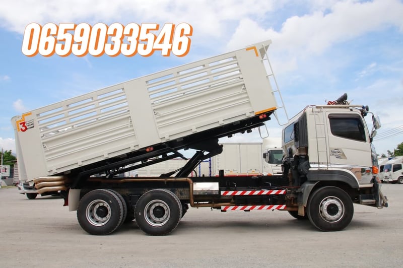 สิบล้อดั้มพ์ HINO FM1A 344 แรง ปี 2566 (5411)
