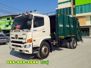 ‼️ลดกระหน่ำ ต่ำกว่าทุน‼️  👉 หกล้อบรรทุกขยะ HINO FG8J 240 แรง ปี 2566 (4084)