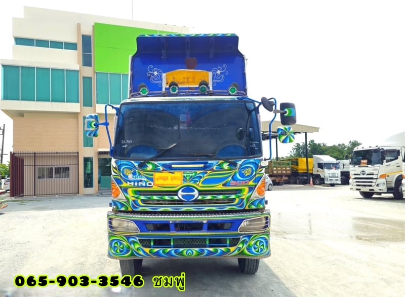 สิบล้อดั้มพ์พ่วง Hino FM1A  344 แรงม้า ปี 2556 (3163,3164)