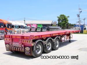 หางพื้นเรียบ สามเพลา อู่เดอะซัน ปี 2565 (0376) หางพื้นเรียบ สามเพลา อู่เดอะซัน ปี 2565 (0376)