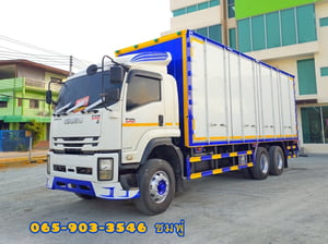 ‼️ลดกระหน่ำ ต่ำกว่าทุน‼️   สิบล้อตู้สิบบาน ISUZU FVM 240 แรง ปี 2561(1517)