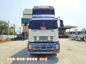 ‼️ลดกระหน่ำ ต่ำกว่าทุน‼️  สิบสองล้อดั้มพ์แม่ลูก ISUZU FYH 360 แรง ปี 2555 (0856,0857)