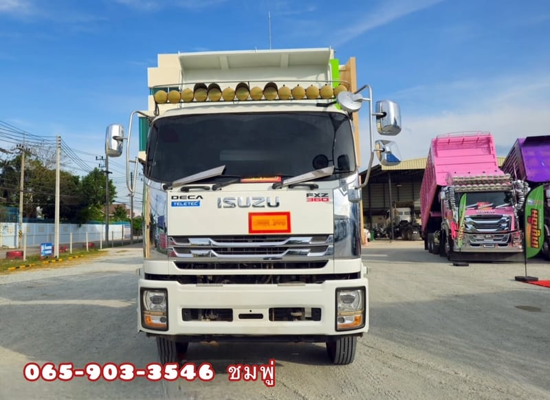 สิบล้อดั้มพ์ ISUZU FXZ 360 แรง ปี 2565 (9575,9576)