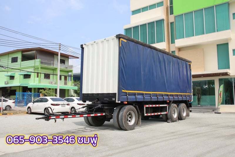 หางตู้ผ้าใบ สามเพลา อู่ สามมิตร ปี 2567 (5507)