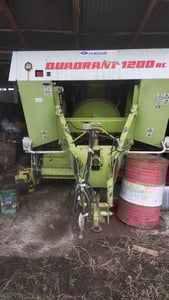 เครื่องอัดใบอ้อย ก้อนสี่เหลี่ยม