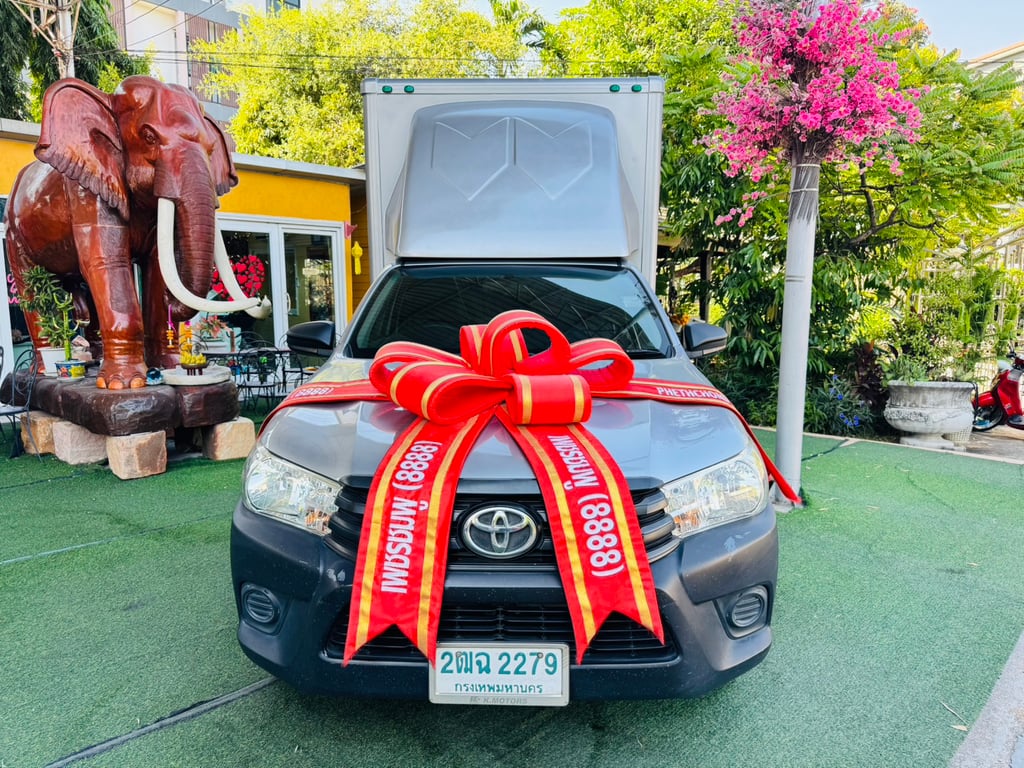 📌ตู้แห้ง สูงใน 180 ซม เสริมแหนบ #TOYOTA REVO SINGLECAB 2.4 J  ปี 2017