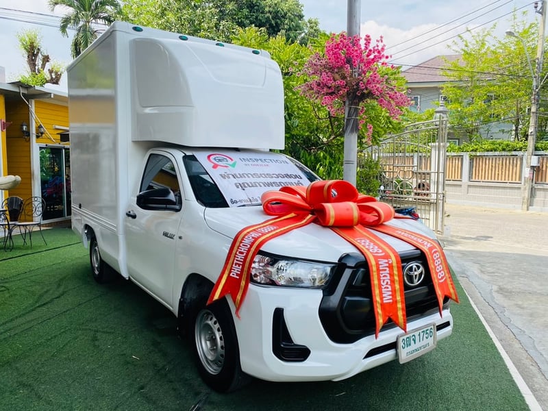 ✅ตู้แห้ง สูงใน 200 ซม. ✔️เสริมแหนบ#TOYOTA REVO Singlecab 2.4  ENTRY ปี 2021