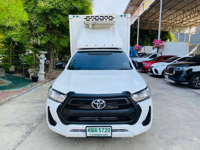 ❄️รถตู้เย็นยี่ห้อ CARRIER สูงใน 160 ซม. #TOYOTA REVO Singlecab 2.4  ENTRY ปี 2021