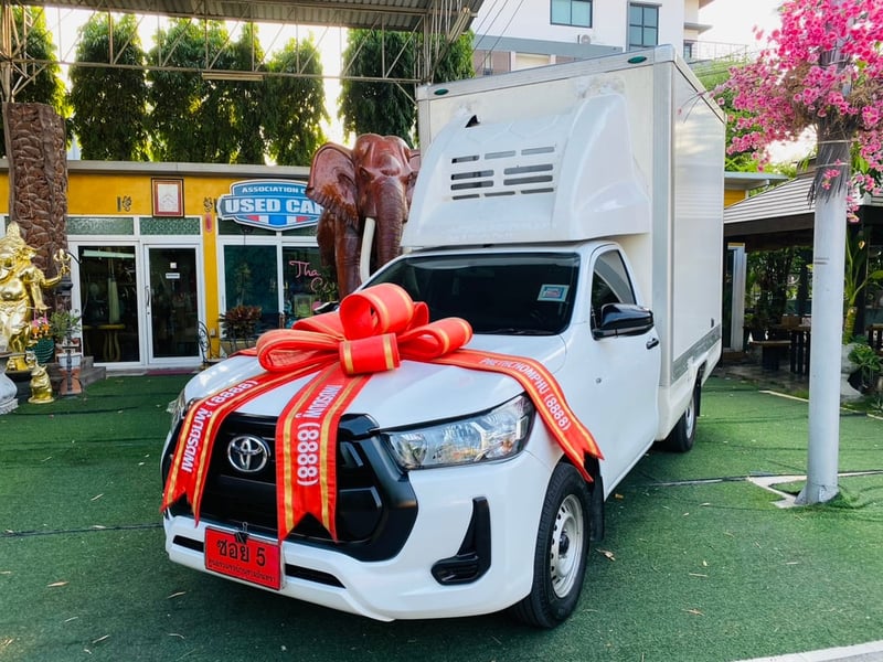 ✔️ตู้แห้ง สูงใน 200 ซม. ✔️เสริมแหนบ #TOYOTA REVO  2.4  ENTRYตอนเดียว ปี 2021