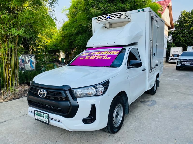❄️รถตู้เย็นยี่ห้อ CARRIER สูงใน 160 ซม.🛻#รถมือสองTOYOTA REVO Singlecab 2.4  ENTRY ปี 2021
