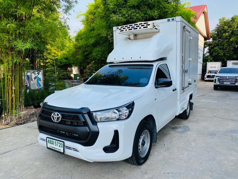 ❄️รถตู้เย็นยี่ห้อ CARRIER สูงใน 160 ซม. #TOYOTA REVO Singlecab 2.4  ENTRY ปี 2021