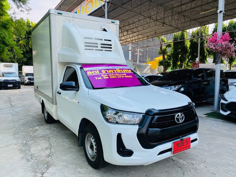 🟣ตู้แห้ง สูงใน 200 ซม. ✔️เสริมแหนบ #TOYOTA REVO  2.4  ENTRYตอนเดียว ปี 2021