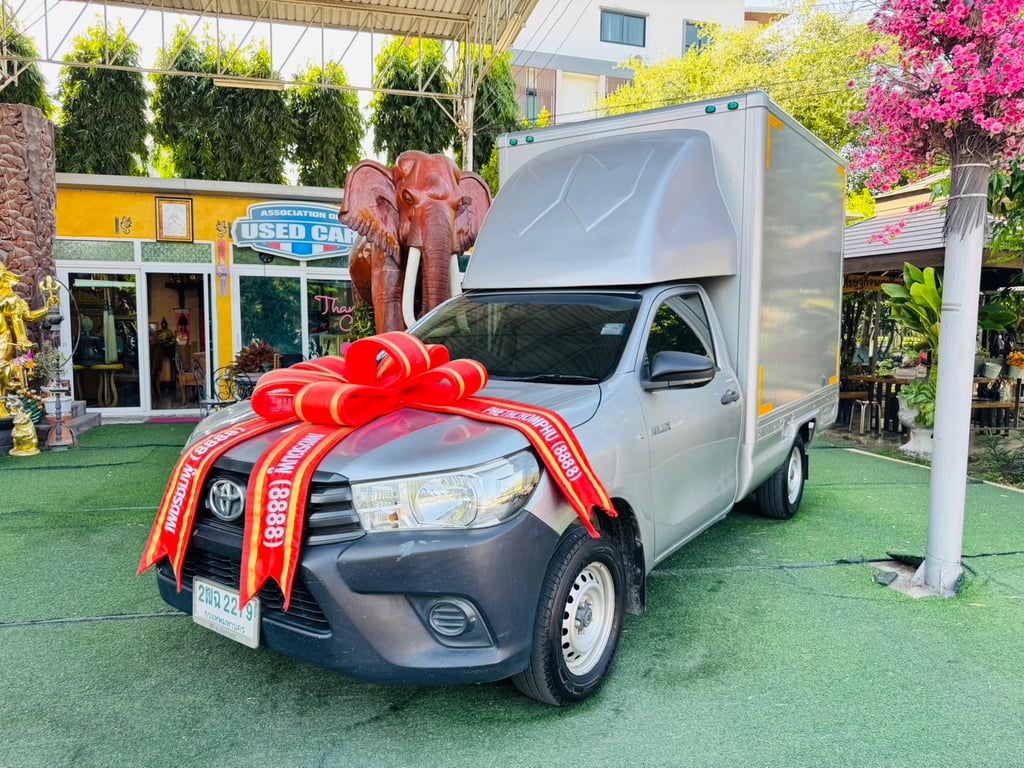 📌ตู้แห้ง สูงใน 180 ซม เสริมแหนบ #TOYOTA REVO SINGLECAB 2.4 J  ปี 2017