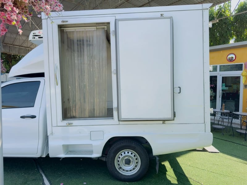 ❄️รถตู้เย็นยี่ห้อ CARRIER สูงใน 160 ซม.🛻#รถมือสองTOYOTA REVO Singlecab 2.4  ENTRY ปี 2021