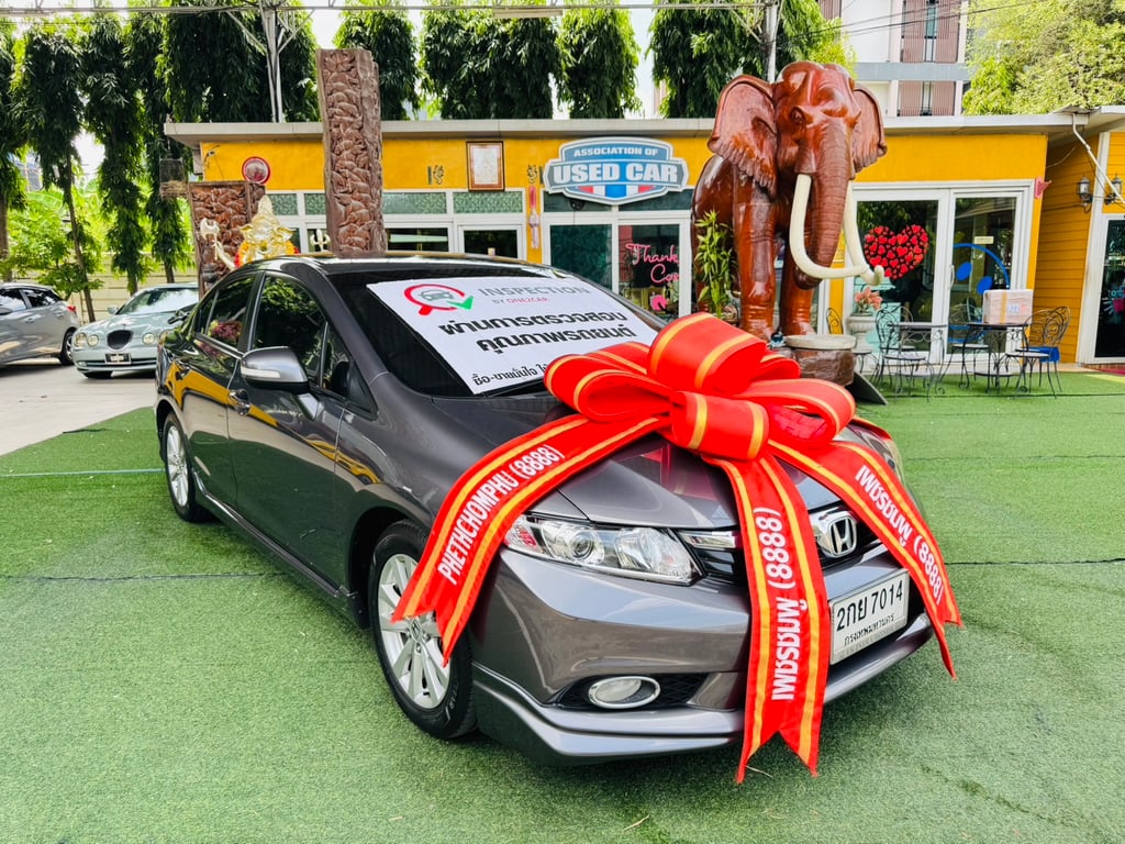ไมล์แท้ 9x,xxx กม รถบ้านมือเดียว #HONDA CIVIC 1.8 E i-Vtec ปี 2013