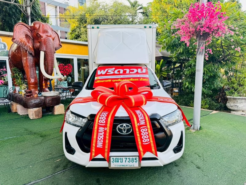 ✔️ตู้แห้ง สูงใน 180 ซม #TOYOTA REVO Singlecab 2.4  ENTRY ปี 2020 ✔️เสริมแหนบ