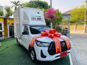 ✔️ตู้แห้ง สูงใน 200 ซม. ✔️เสริมแหนบ #TOYOTA REVO  2.4  ENTRYตอนเดียว ปี 2021